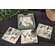 5/Set - Woodland Forest Watercolor Coasters & Holder