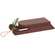 Distressed Wooden Red Sled with Pine - 9"