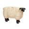 Distressed Carved Look Primitive Resin Sheep